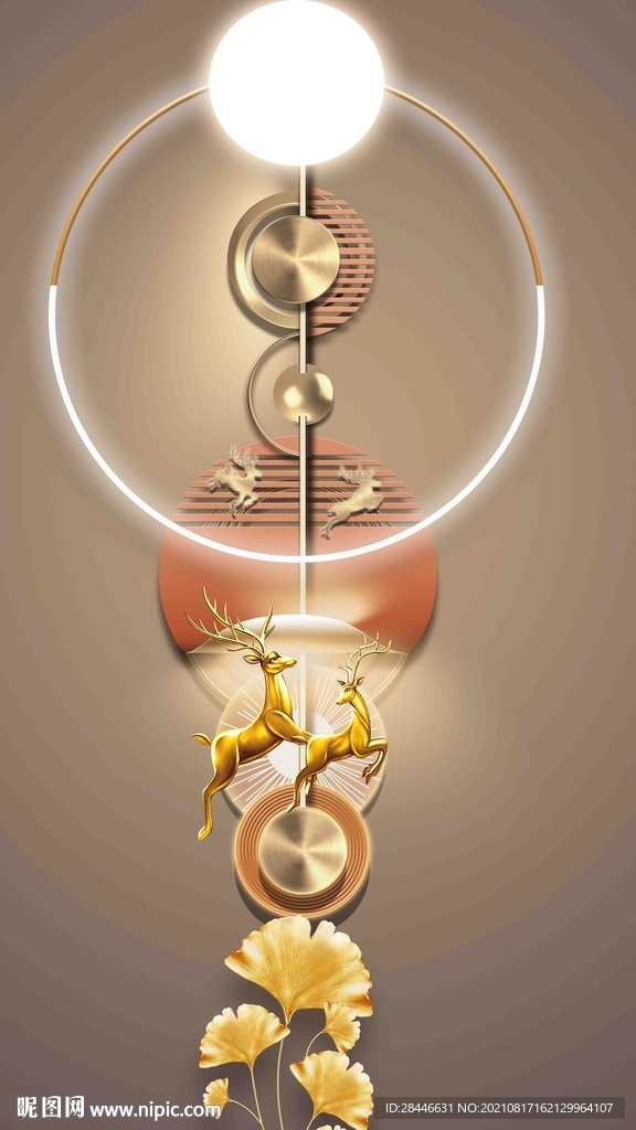 玄关装饰画背景墙