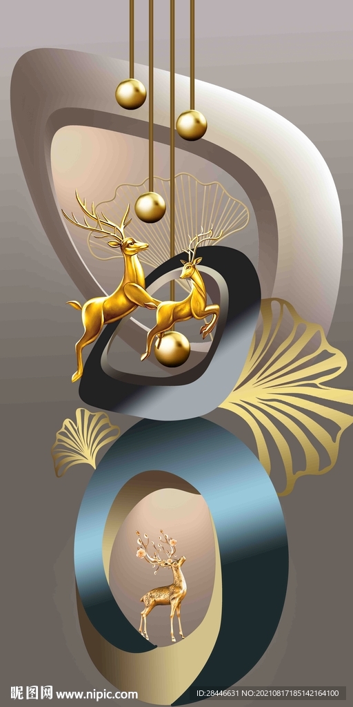 玄关装饰画背景墙