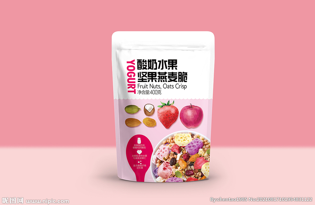 坚果水果燕麦脆