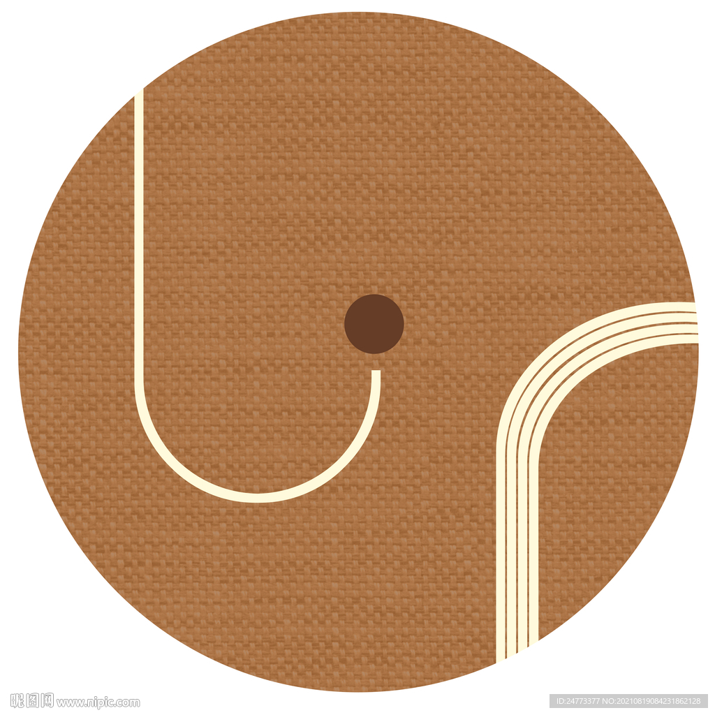 抽象圆形装饰画