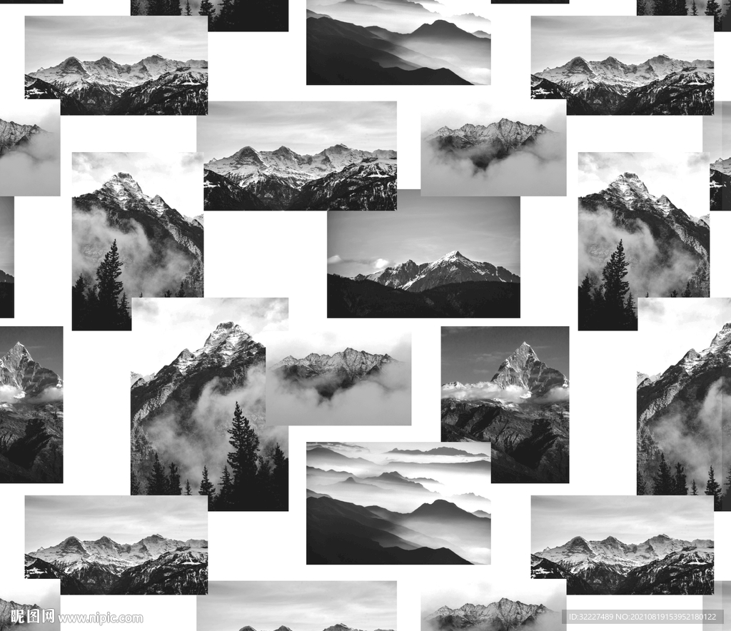山峰拼图