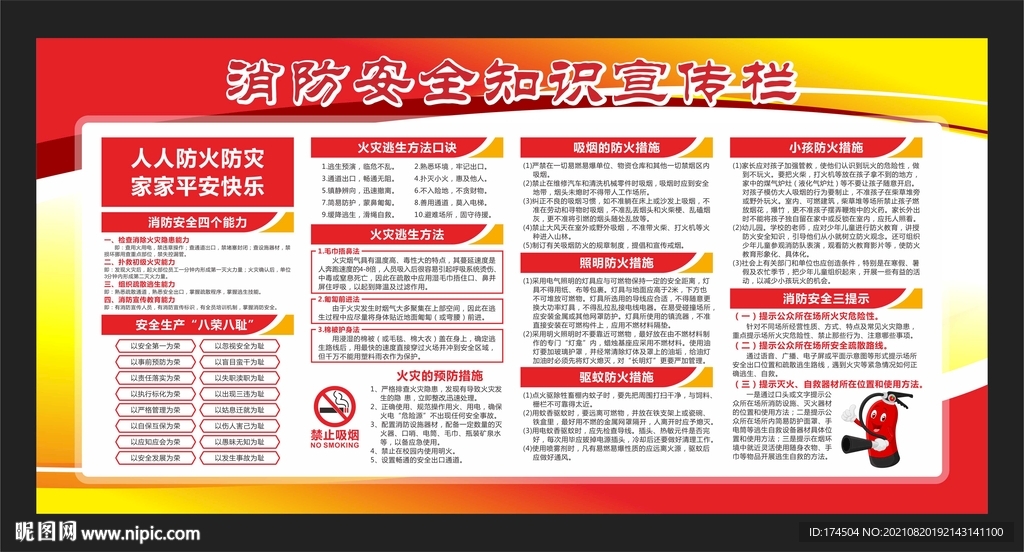 消防安全知识宣传栏