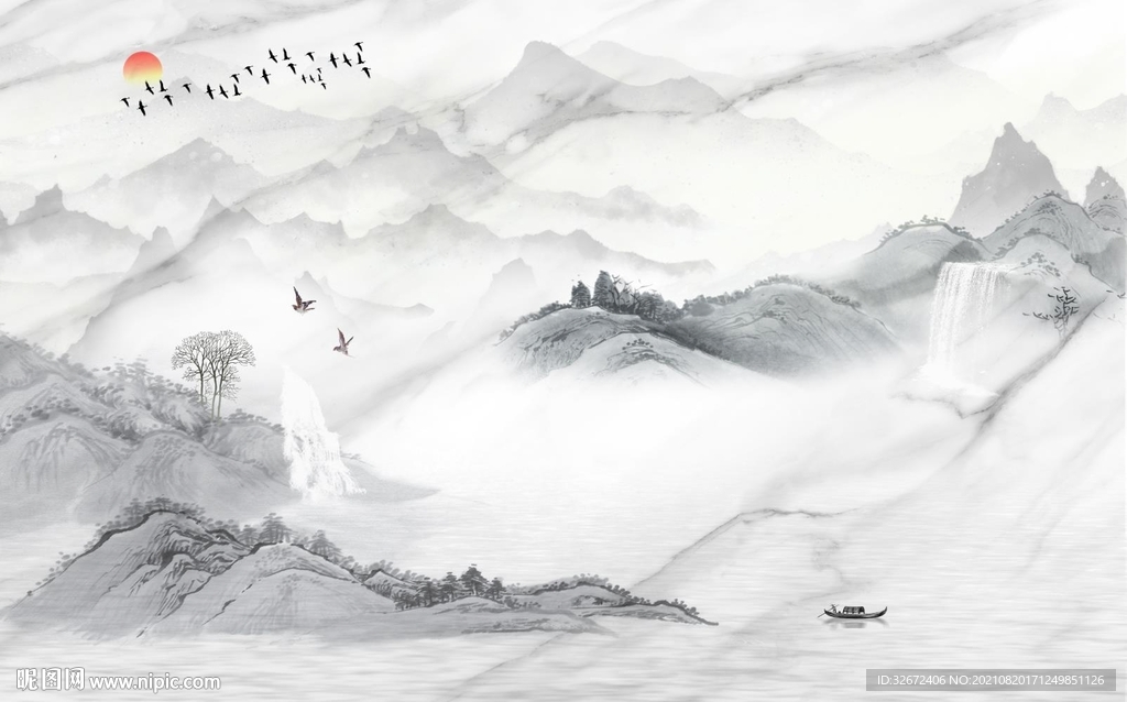 中式背景墙图片