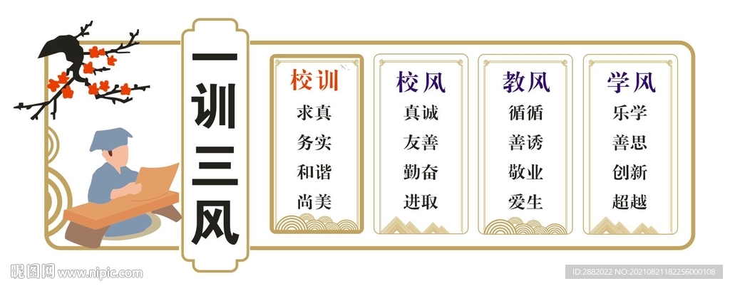 一训三风