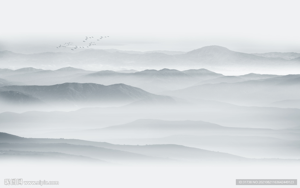 新中式山水画