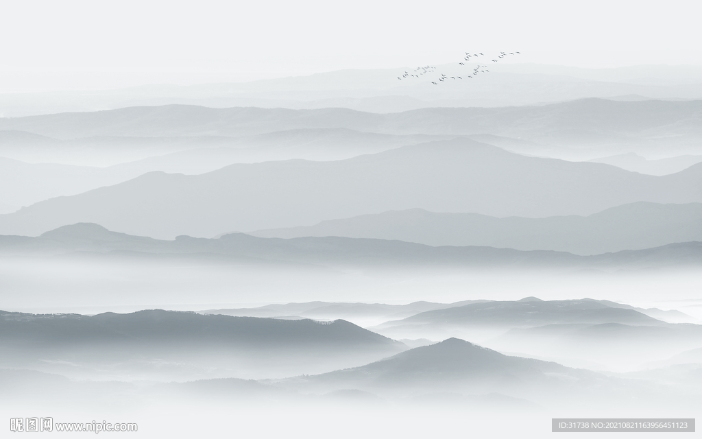 新中式山水画