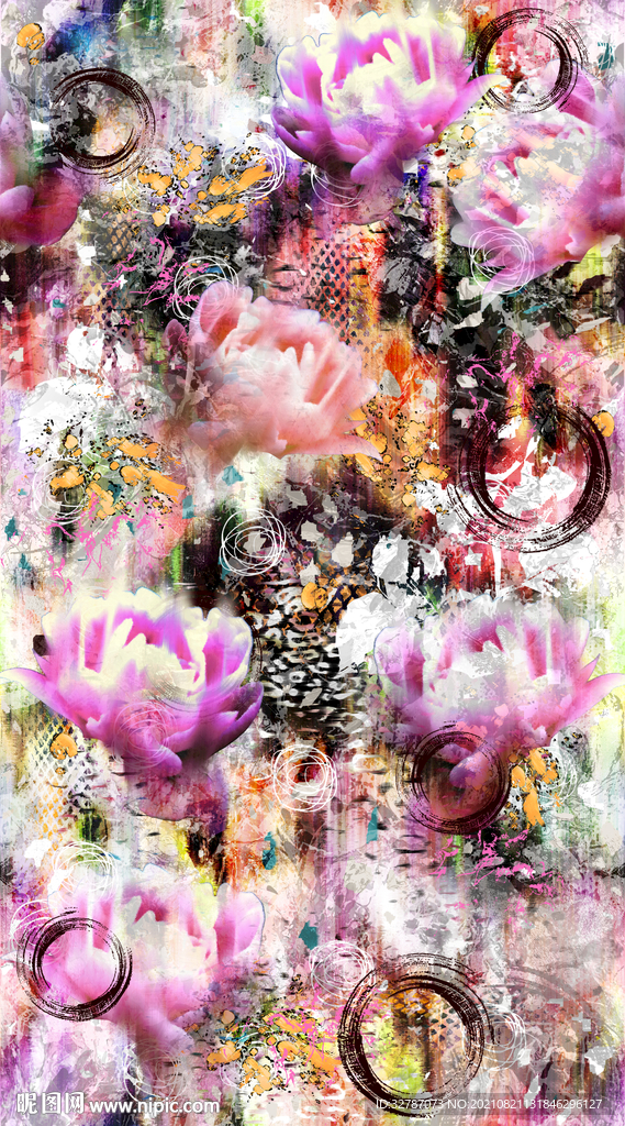 手绘花