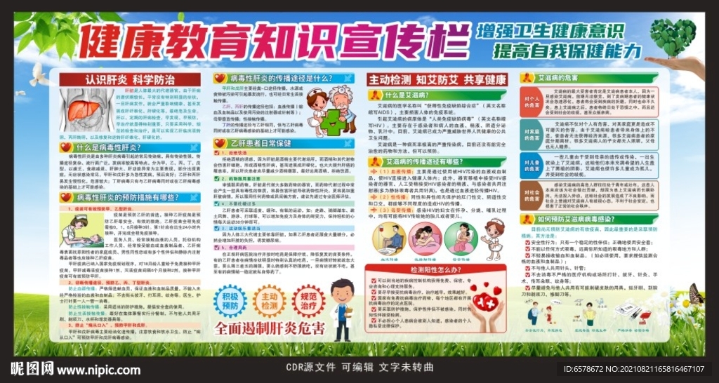 健康教育宣传栏