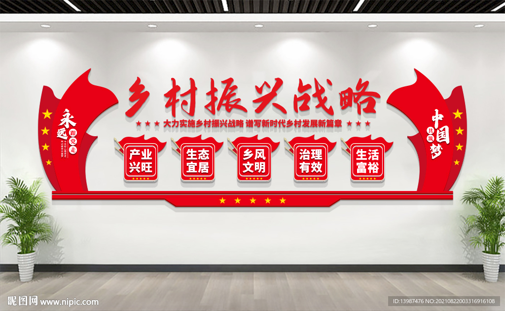 乡村振兴文化墙