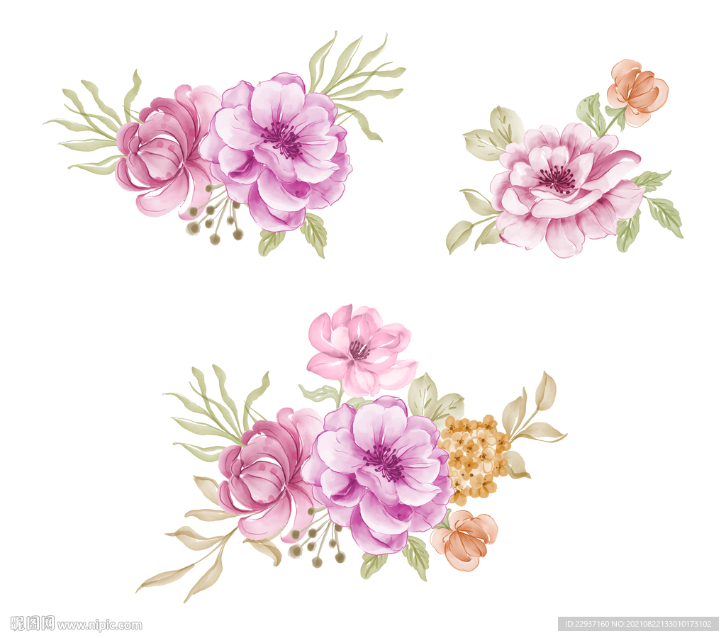 手绘花