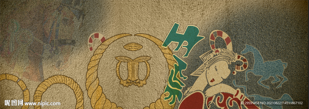 复古北欧古典背景墙