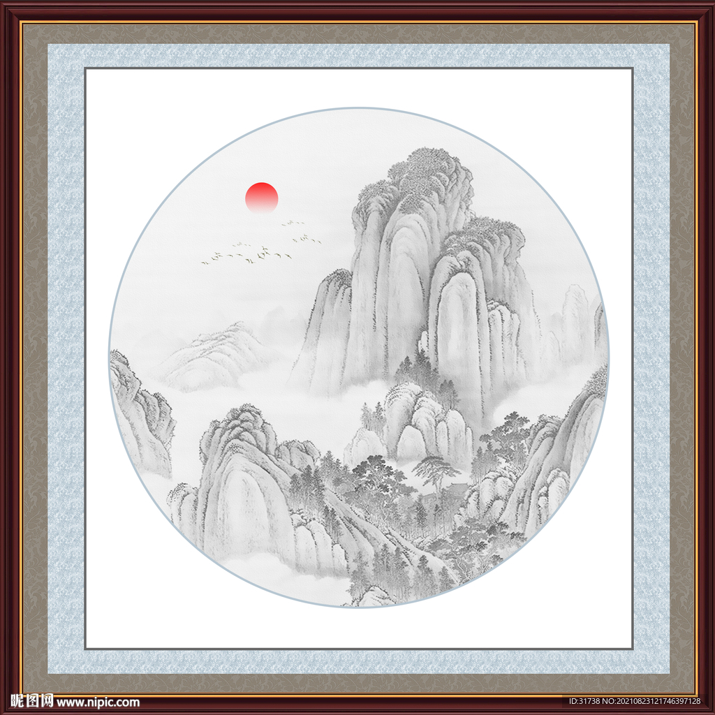 水墨山水 