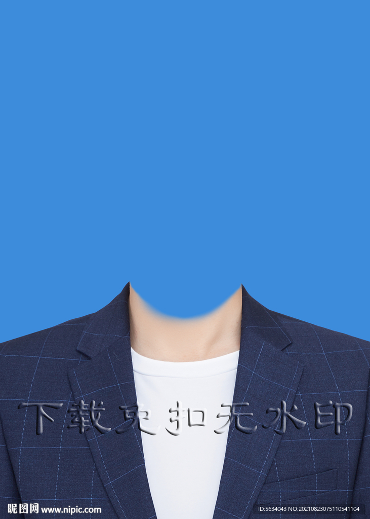 休闲西装照证件照男士正装照
