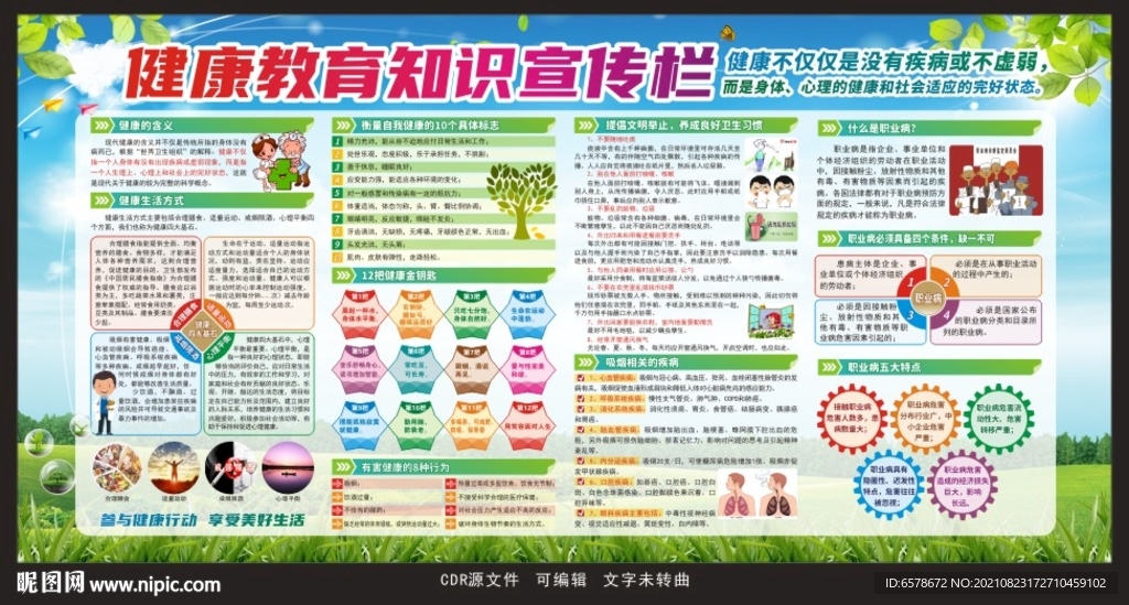 健康教育知识宣传栏