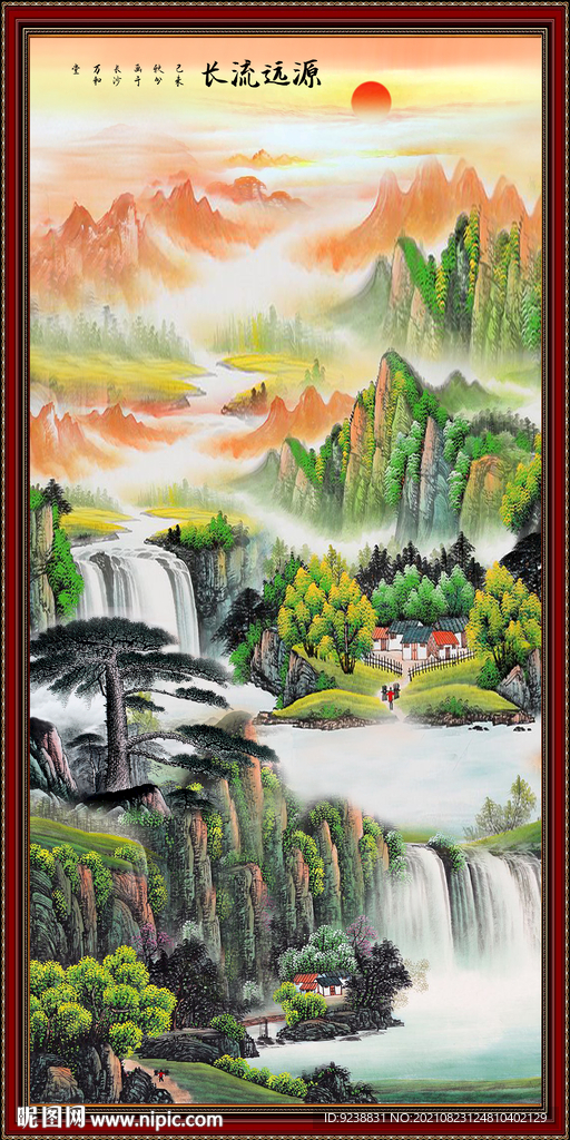 玄关风景画