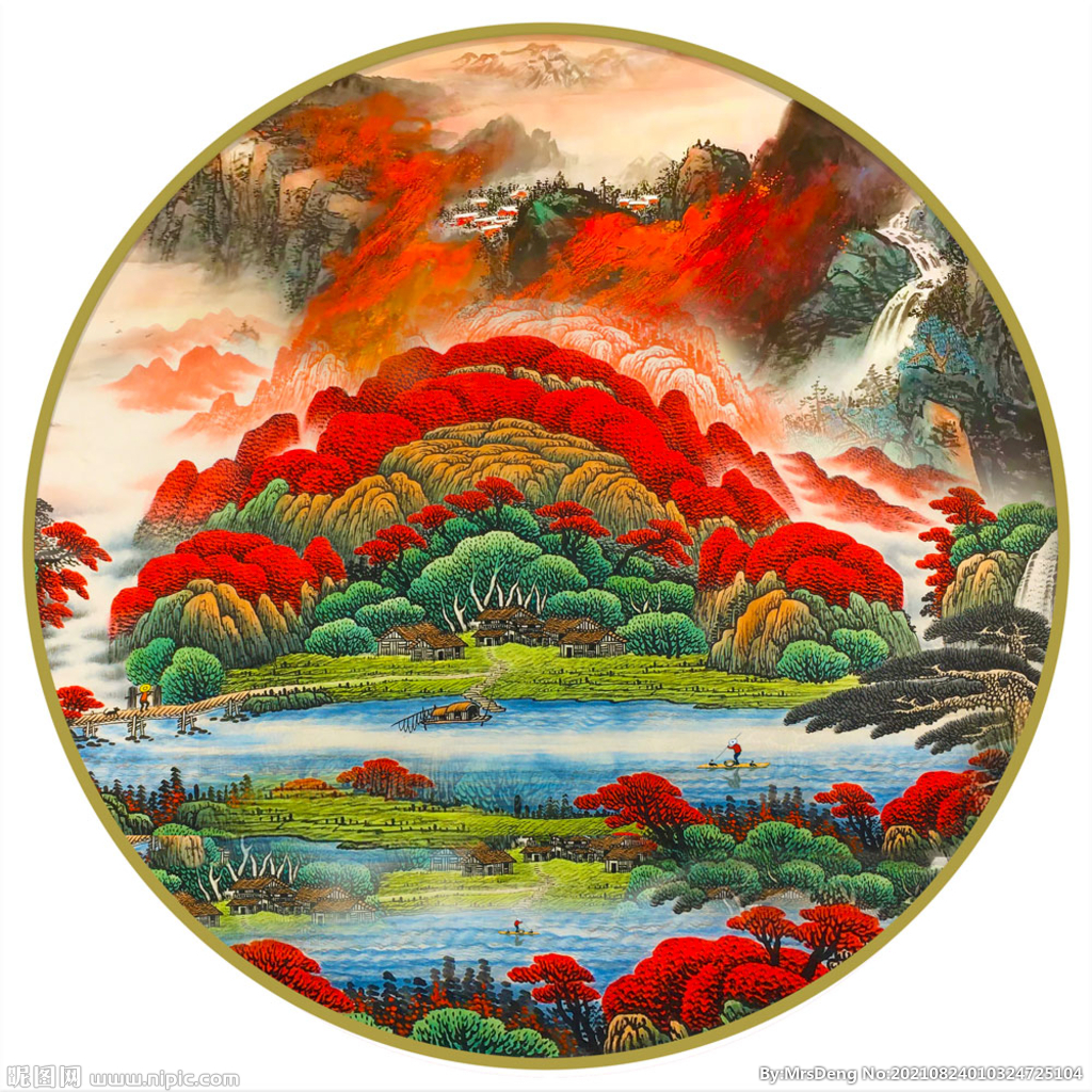 鸿运当头装饰画