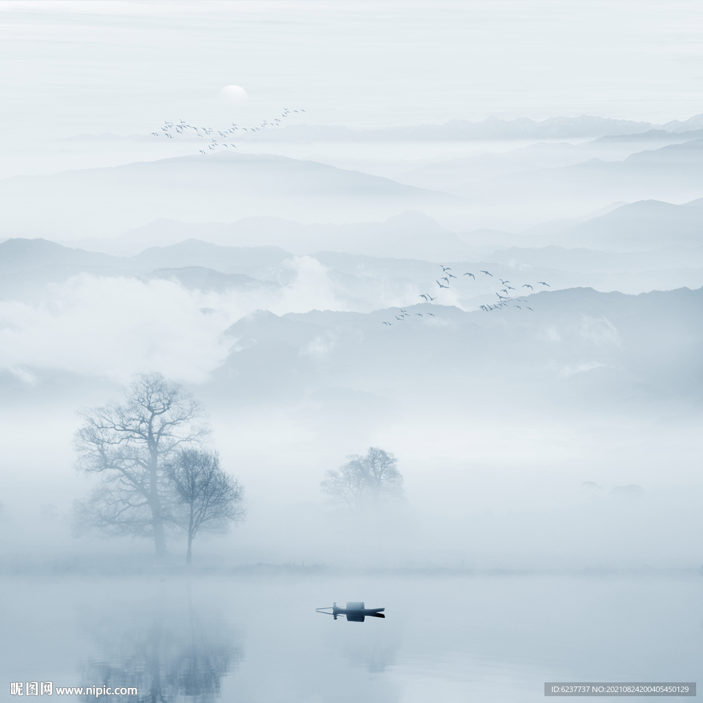 新中式山水画