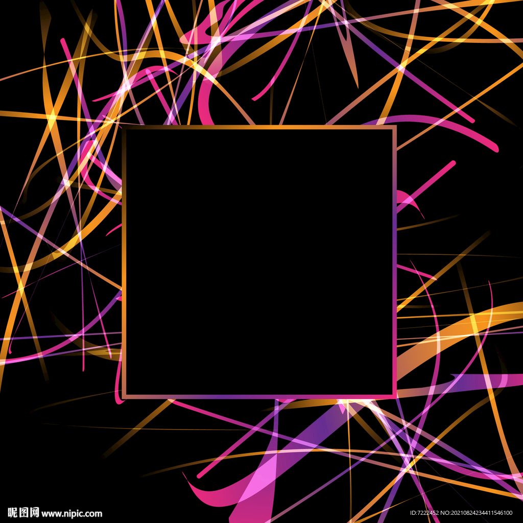 彩色涂鸦海报底图