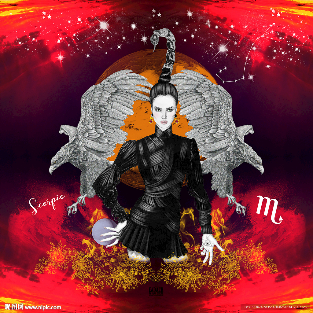 奇幻 方巾