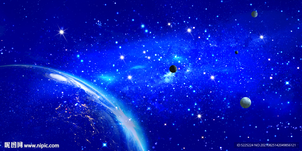 蓝色星空