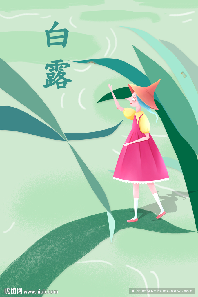 白露插画
