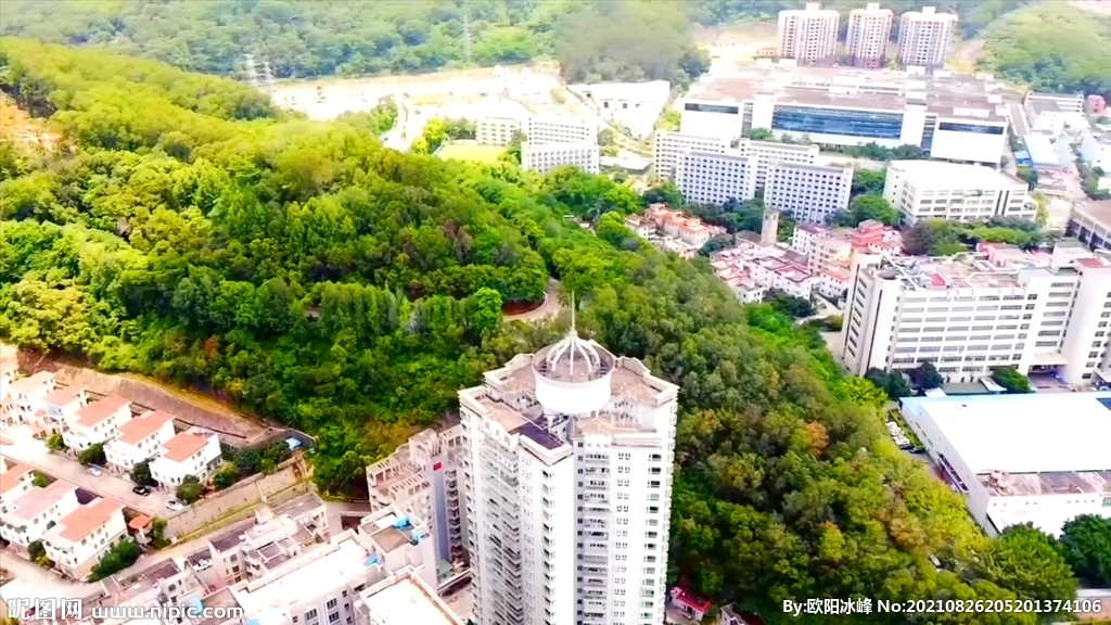 航拍枫天阁