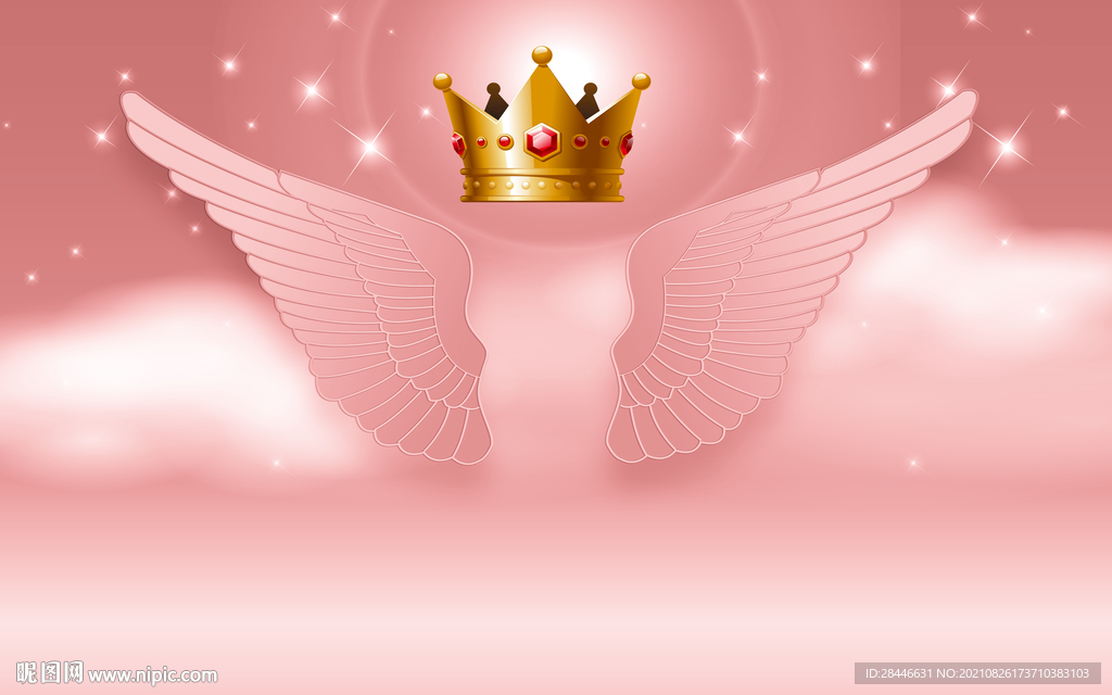 网红翅膀北欧背景墙