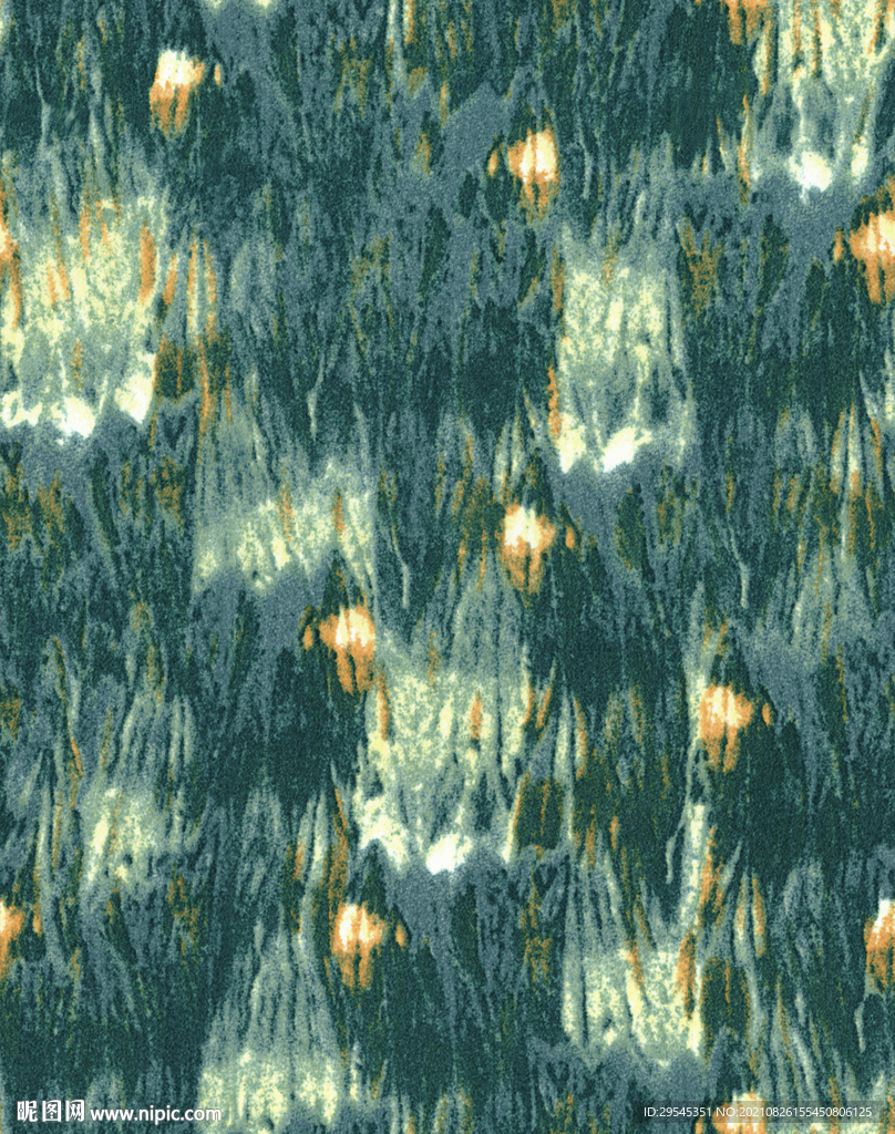 大牌 数码印花 扎染花 效果花