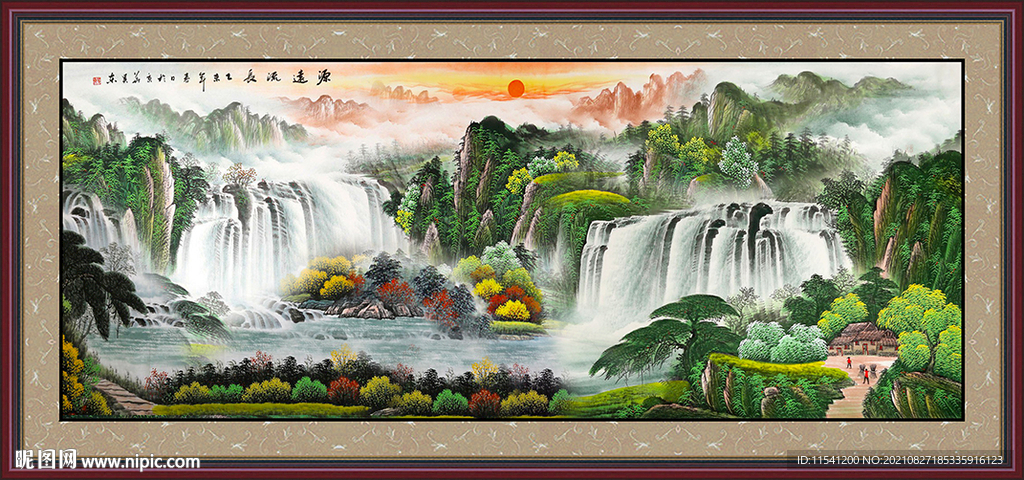 山水风景画 
