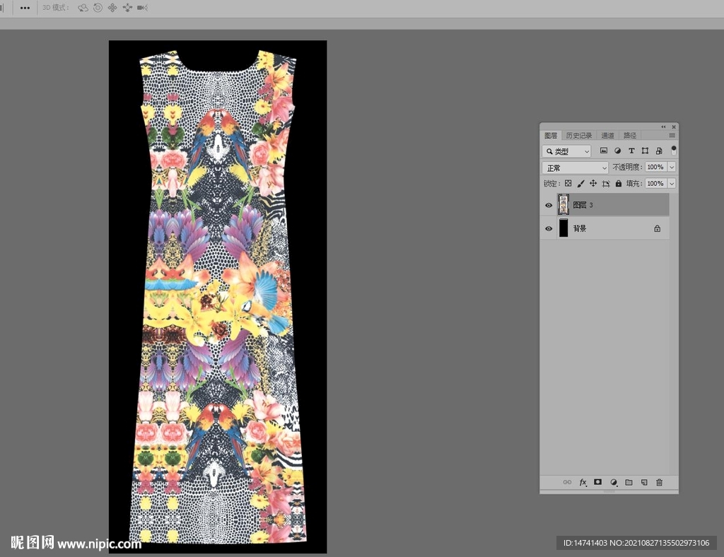 唯美豹纹蛇皮纹穿插花卉碎花绿叶