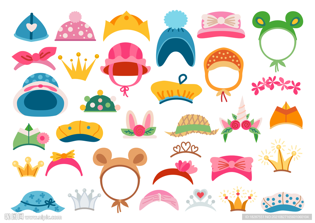 儿童头饰图标
