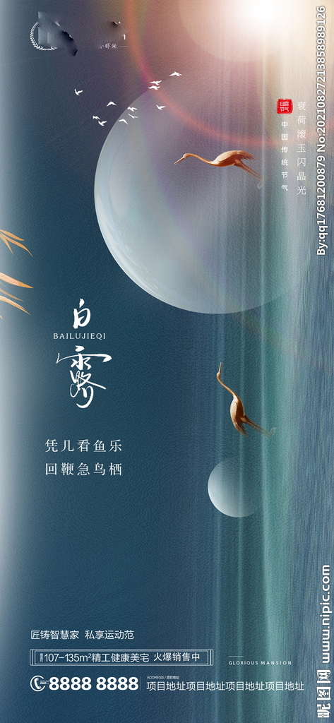 白露海报设计