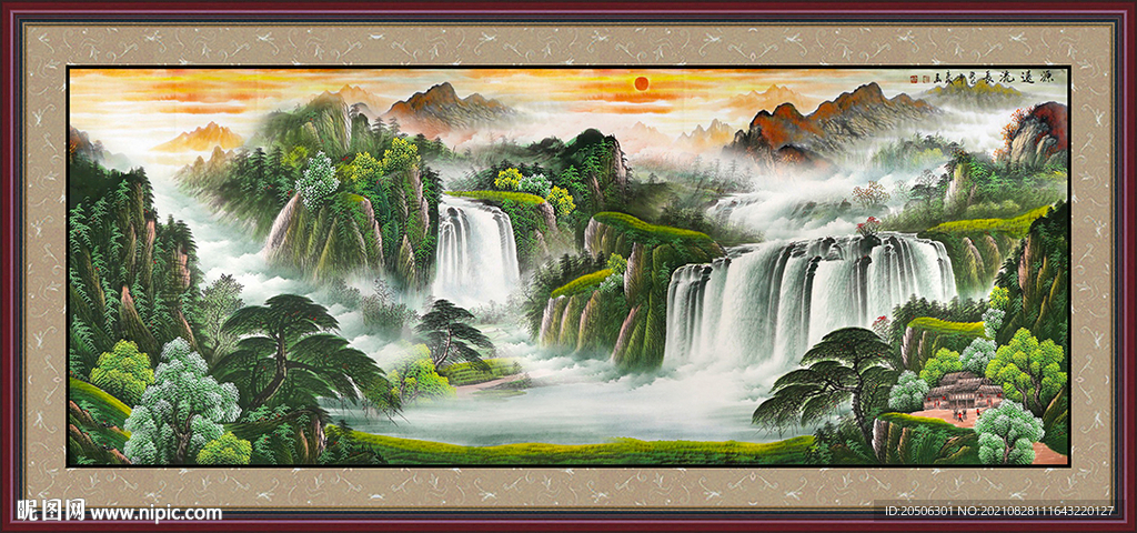  山水风景画