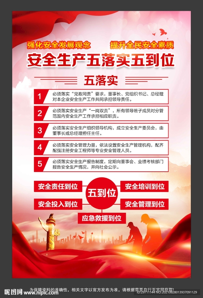 安全生产五落实五到位