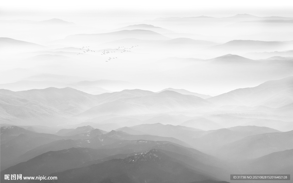 水墨山水画