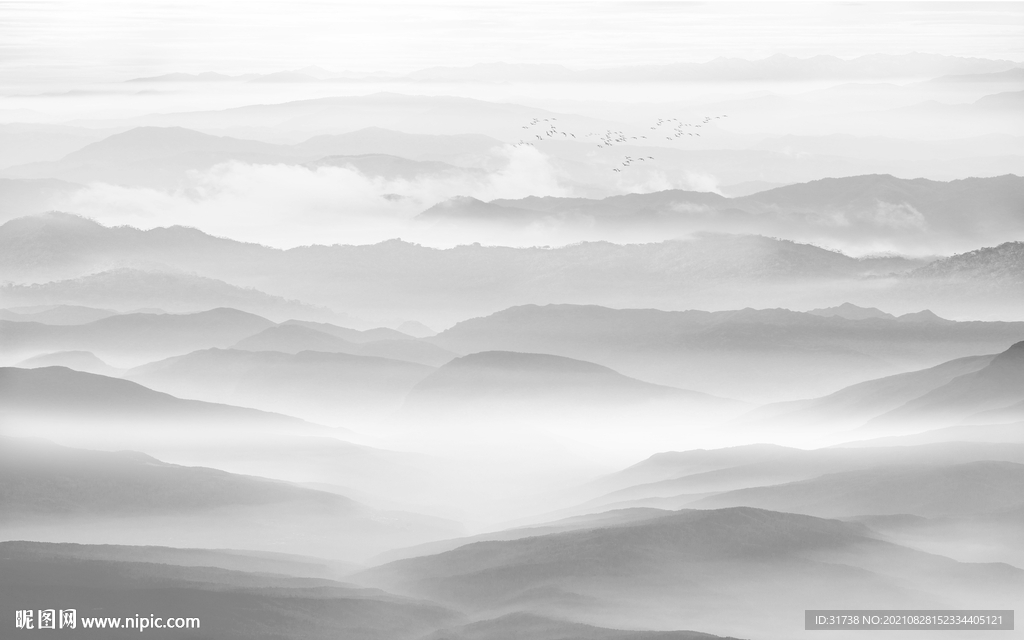 水墨山水画
