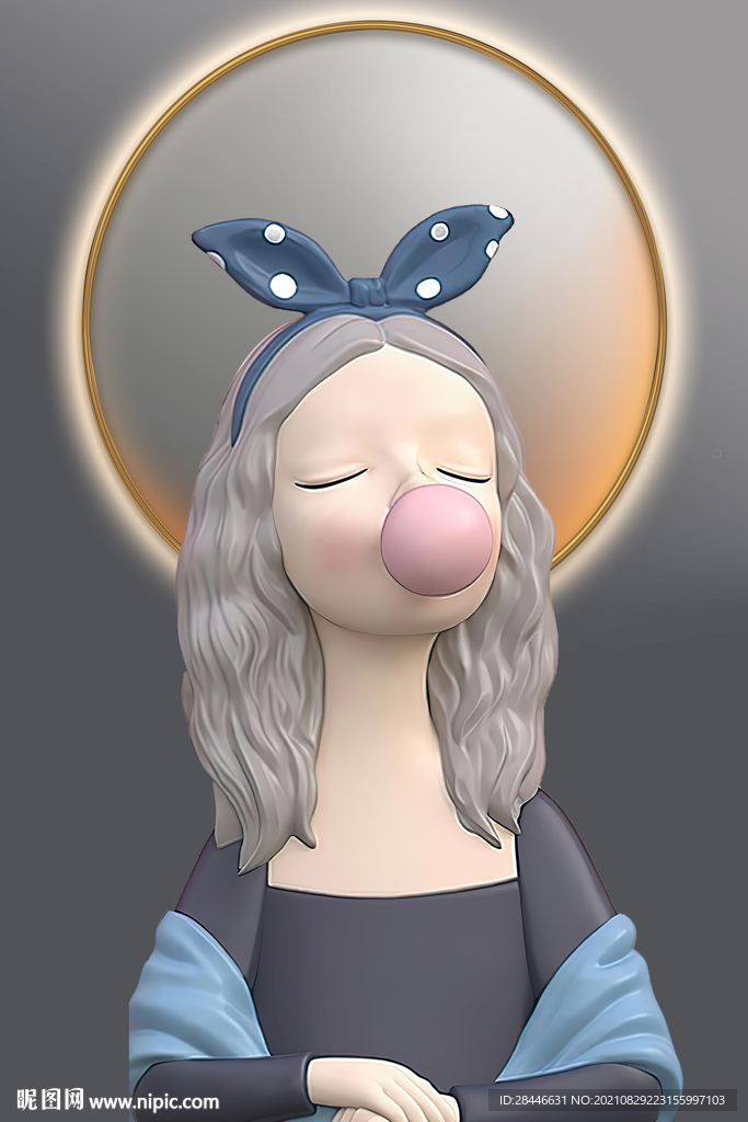 可爱卡通人物装饰画