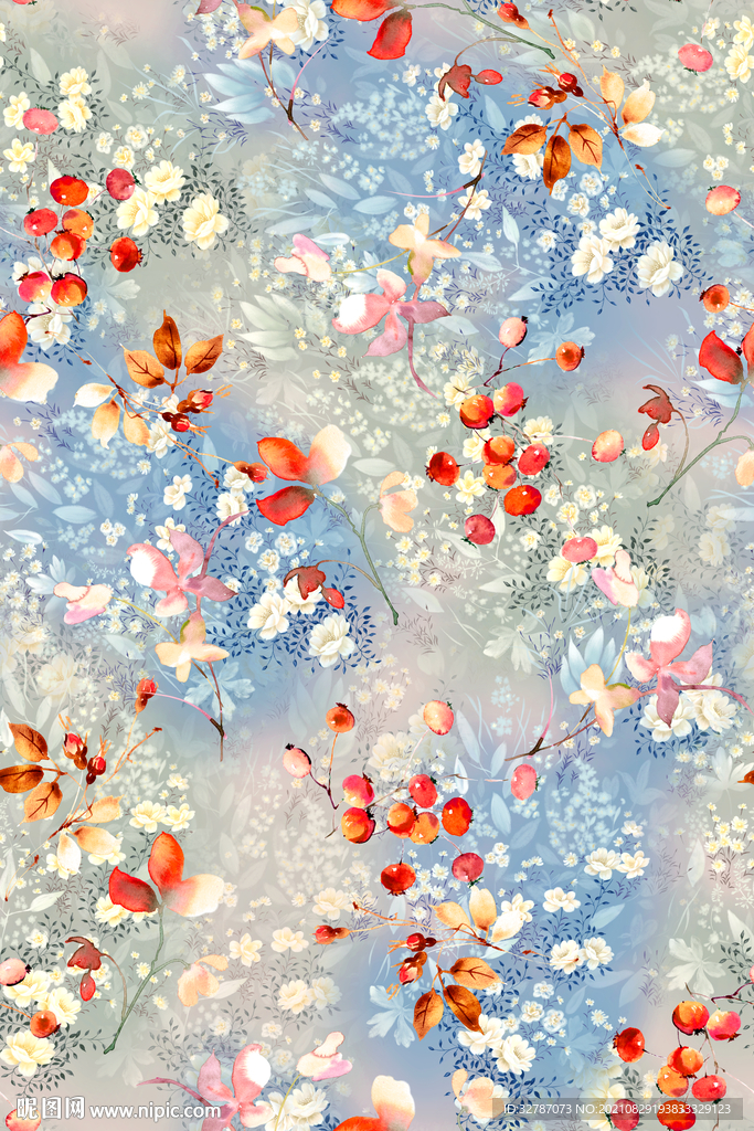 手绘花