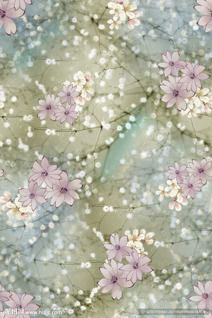 手绘花
