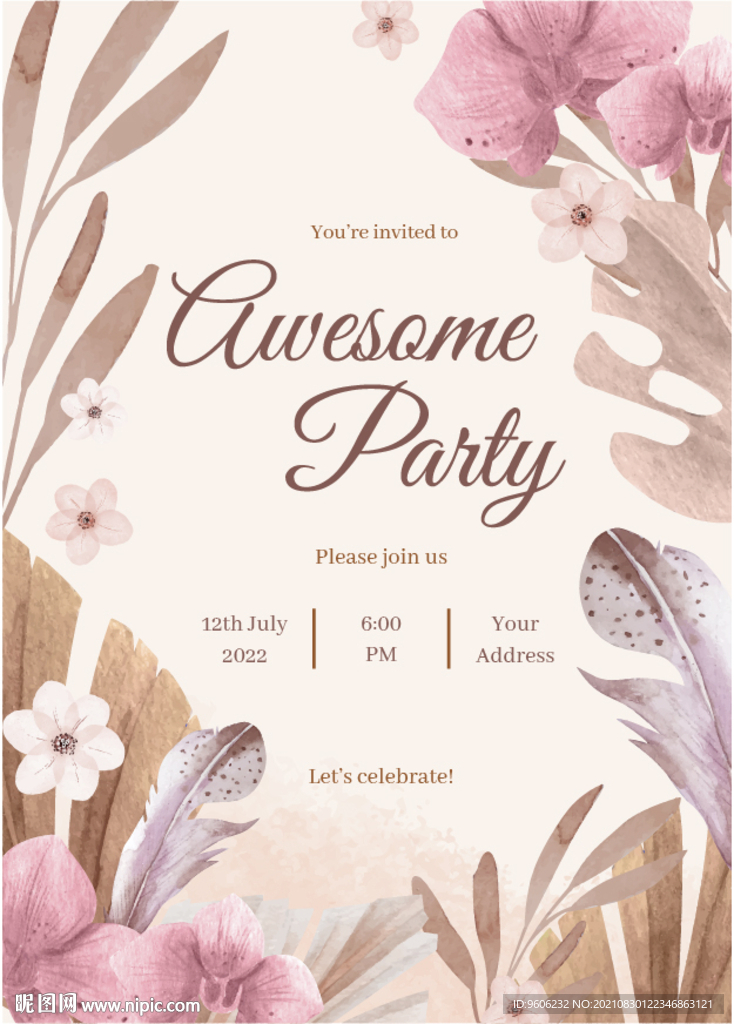 莫兰迪婚礼请柬生日宴迎宾水牌海