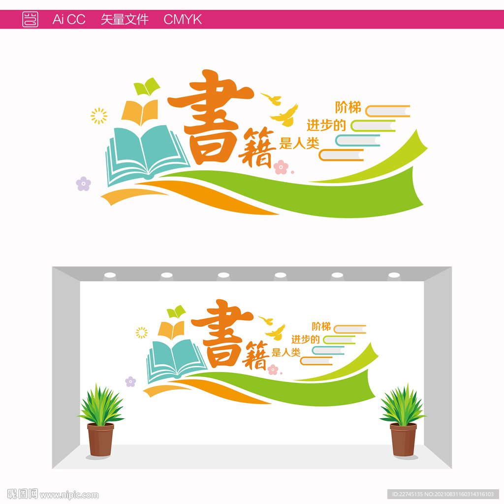 图书馆文化墙