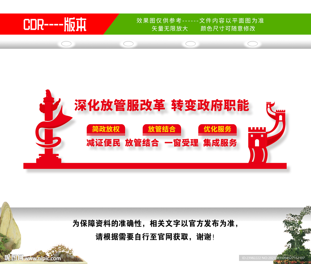放管服文化墙