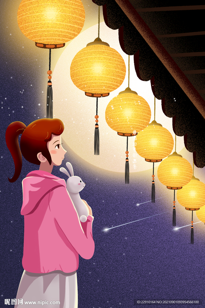 中秋插画