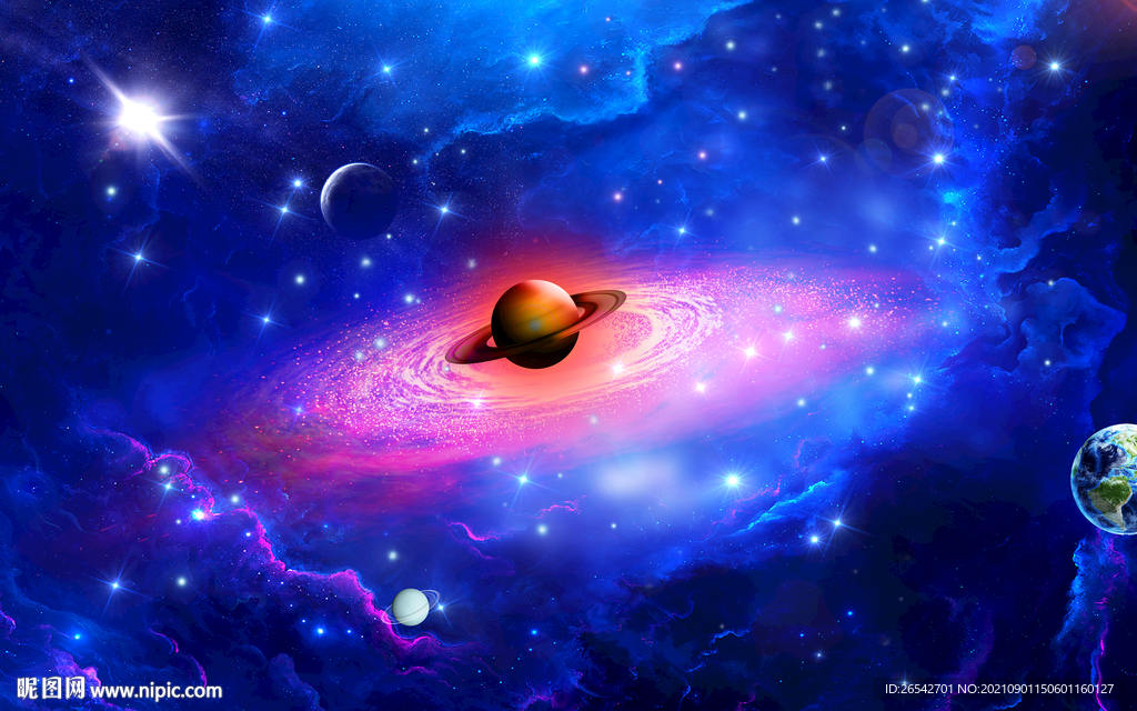 星空婚礼背景