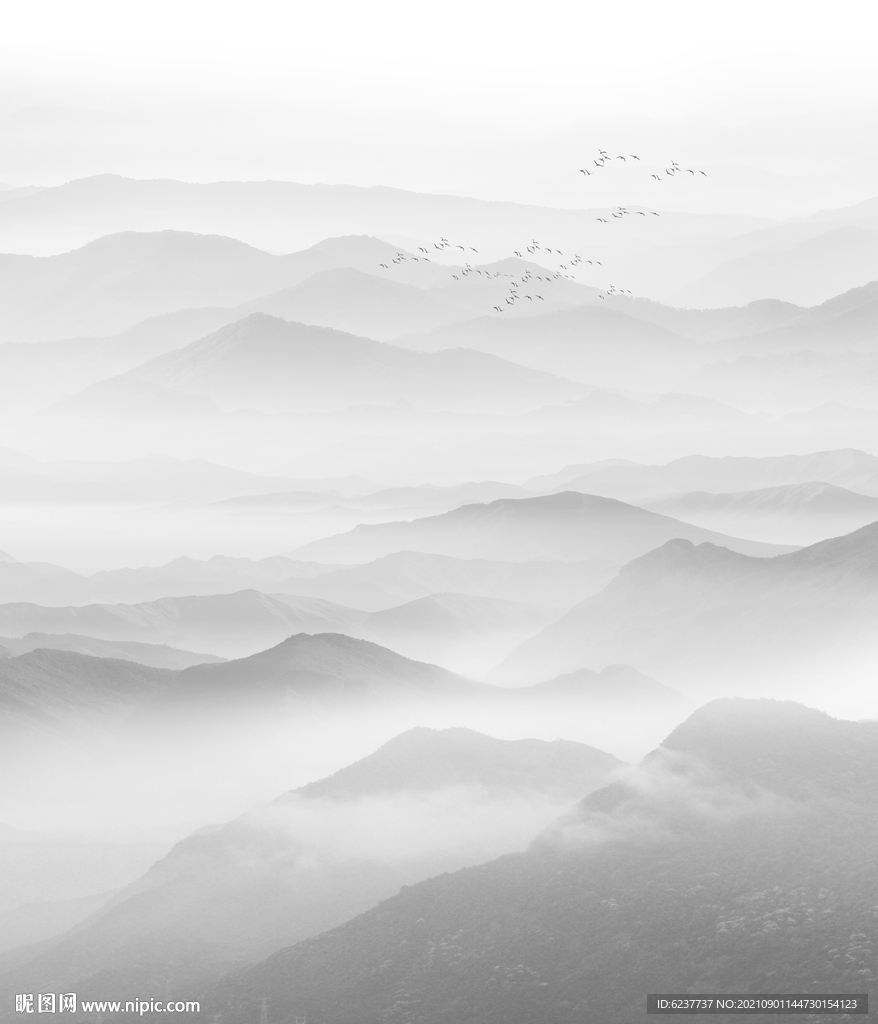 水墨山水画