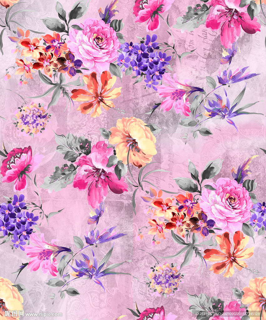 手绘花