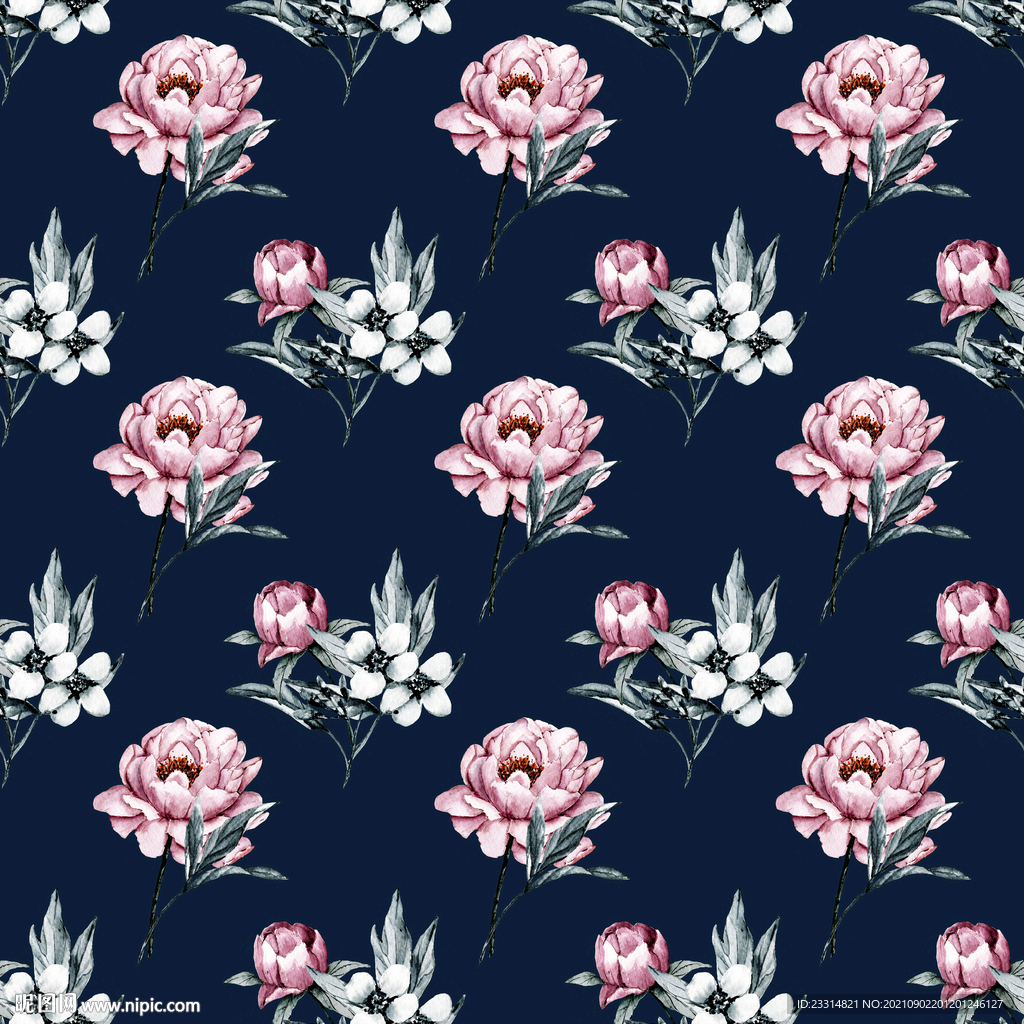 手绘花