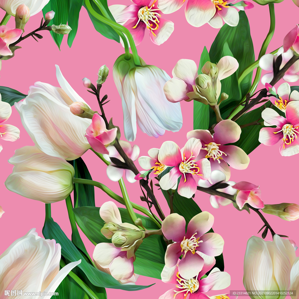 手绘花
