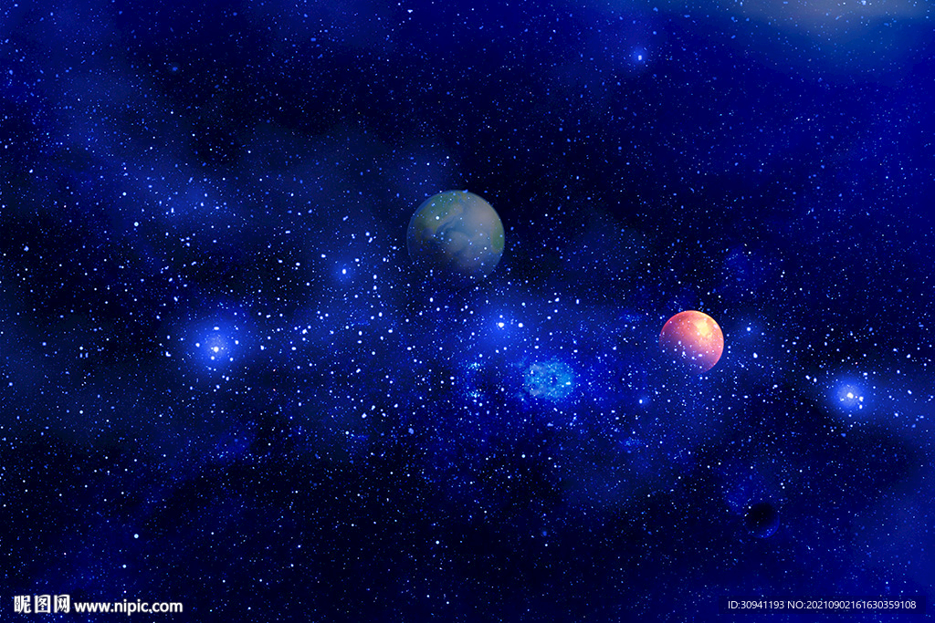 蓝色星空