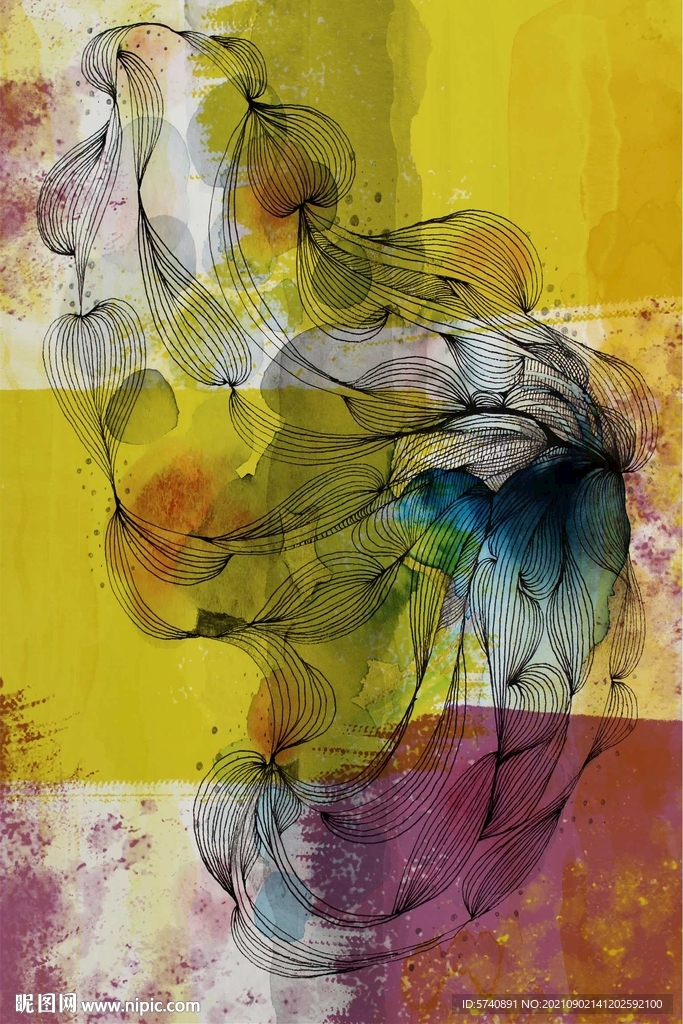 抽象艺术装饰画